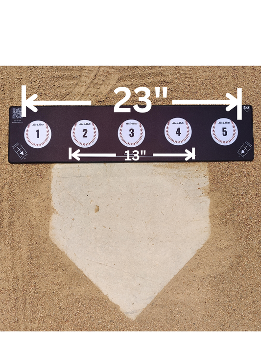 5 Ball Mat - Baseball