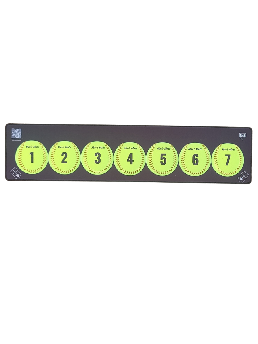 7 Ball Mat - Softball