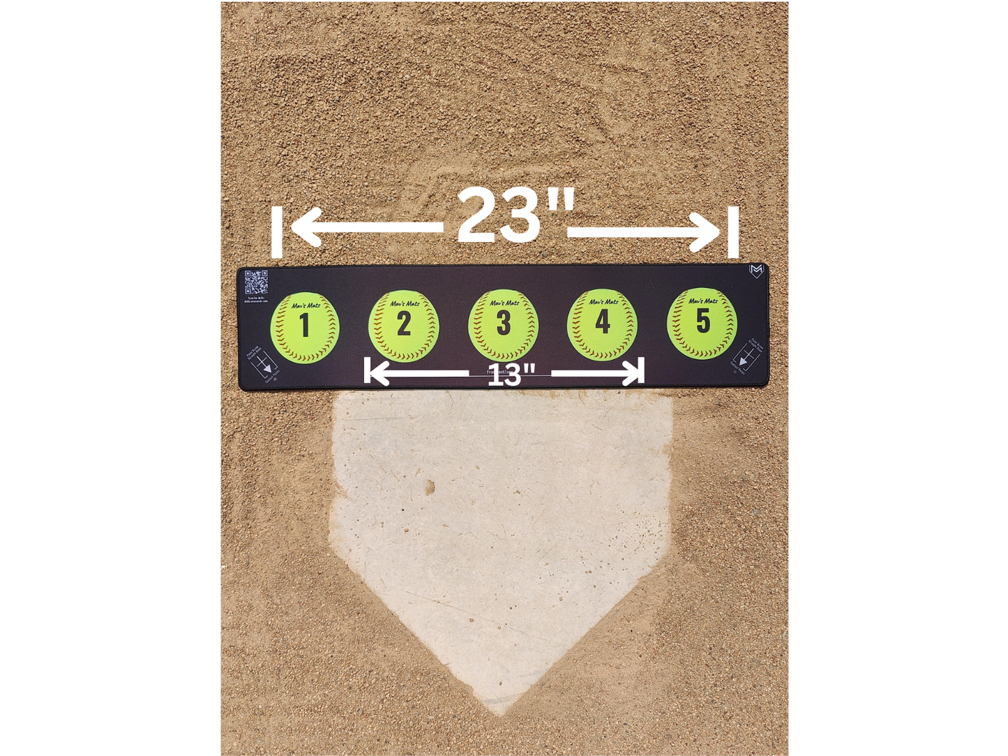 5 Ball Mat - Softball