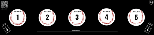5 Ball Mat - Baseball