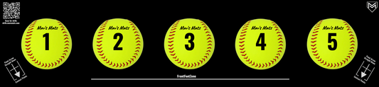5 Ball Mat - Softball