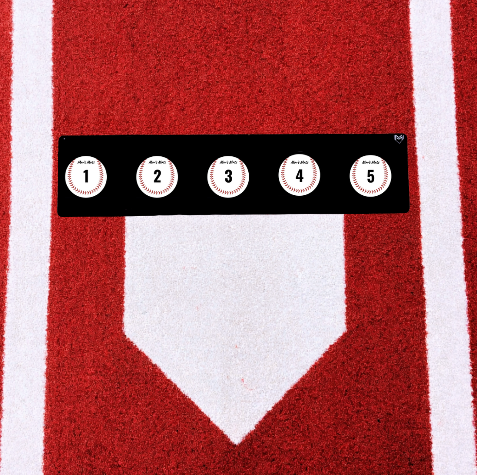 5 Ball Mat - Baseball