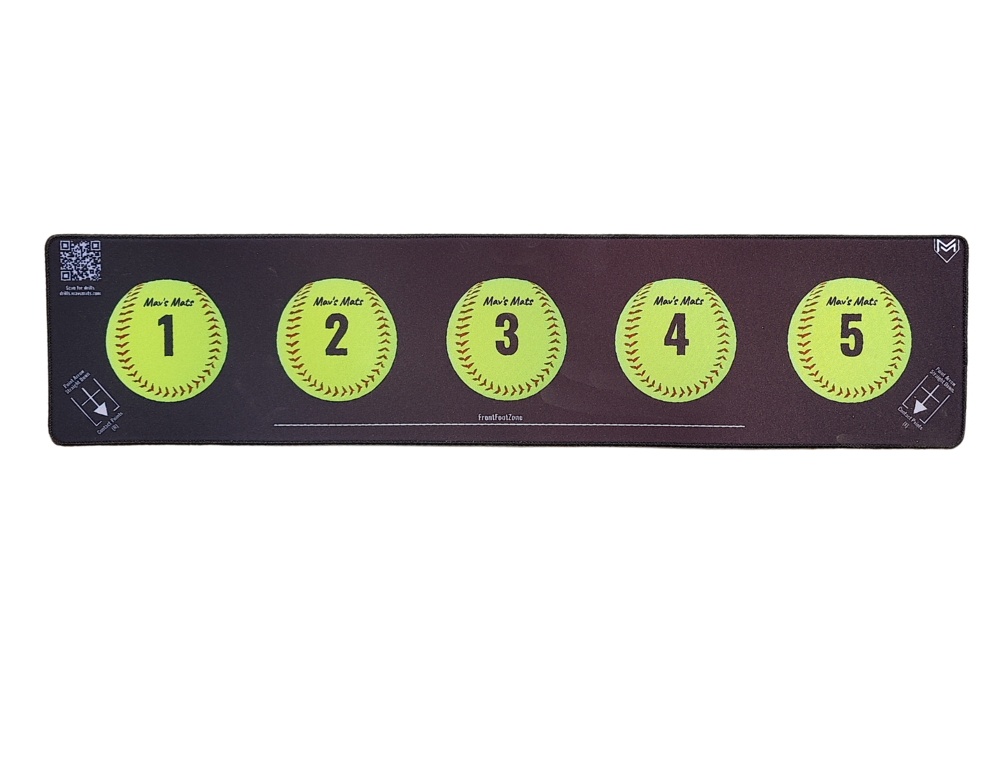 5 Ball Mat - Softball
